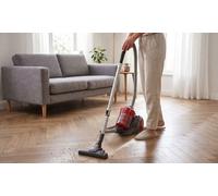 Bomann Aspirateur Cyclon-Twin-Spin BS 9027 CB N sans sac Rouge