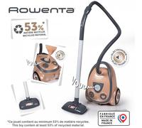 Smoby - Rowenta Aspirateur Traineau - Parfaite Réplique - Factice - Vrai Bruit d'Aspirateur - A Partir de 3 Ans - Fabrication Française