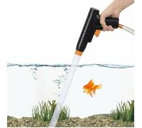 Aspirateur de Boues d'Aquarium, Nouveau pour des Changements d'eau Rapides avec Bouton d'Aspiration, Kit de Nettoyage de Gravier