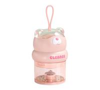 Aspirateur De Bureau - Mini Aspirateur Rechargeable Par USB | Plumeau De Bureau Design Ours Mignon 500mAh | Poussière Saleté Électronique Étudiant B́ureau Maison Voiture Magasin Comptoir Outil Ďe