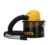 Aspirateur de cendres 800W 4L Cendres jusqu'à 40°C Filtre HEPA VITO Noir et jaune