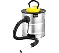 Aspirateur de Cendres - Cheminée, Pellet et Barbecues - Puissance 1.200W - Capacité 20 L - Fabriqué en Acier Inoxydable - Inclus 1m de Tuyau et Couvercle de Filtre - Fonction Soufflerie - Dicogar