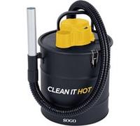 Aspirateur De Cendres SOGO - 20L - 1200W-Cuve Métallique - Filtre Hepa+Souffleur