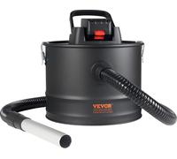 Aspirateur de cendres VEVOR, capacité 15L, forte puissance d'aspiration, aspirateur de cheminée avec aspiration inversée, câble électrique 1,8m, 10 Kpa Max. Vide, pour cheminées, poêles à granulés, po