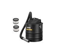 Aspirateur de cendres VITO 1200W 18L + 2 Filtre HEPA Barbecues Poêles Jusqu'à 50°C Souffleur Auto nettoyage du filtre