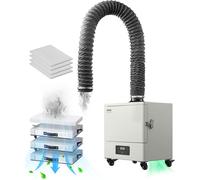 Aspirateur de fumées de soudure VEVOR, 459 m³/h Absorbeur de fumées de soudure, 10 vitesses et télécommande Aspirateur de fumées pour la soudure, la gravure, le bricolage