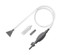 Aspirateur de gravier d'aquarium | Siphon de changement d'eau efficace à la main, nettoyeur de sol pour aquariums et bassins | Convient pour tortues, sable, rochers, plantes, grottes, décoration