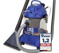Aspirateur de lavage rembourrage + tapis HYDRO 7500 - Aspirateur eau et poussière 4en1 - 1200 Watt 20l volume 22 kPa puissance d'aspiration - Nettoyeur rembourrage tapis appareil de nettoyage traiteme