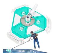 Aspirateur de piscine - 38,1 cm - Étanche et lesté - Brosse d'aspirateur de piscine rotative à 360 ° - Accessoire de nettoyage pour piscine