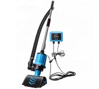 Aspirateur de Piscine électrique, aspirateur de Piscine portatif avec Manche télescopique, 12 Vitesses réglables, kit d'entretien for Fontaine, Piscine, Spa(Machine)