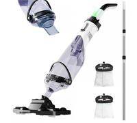 Aspirateur de piscine pour piscine hors sol, aspirateur portatif pour piscine creusée, jacuzzi, noir