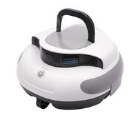 Aspirateur de piscine robotique sans fil avec 100 minutes d'exécution, robot auto d'escalade murale pour piscines au sol, forte élimination des débris d'aspiration, navigation intelligente auto-parkin