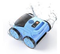 Aspirateur de piscine robotique sans fil (mise à niveau 2025), nettoyeur de piscine 4 en 1, nettoyage du sol/des murs/de la ligne de flottaison/navigation intelligente, aspirateur de piscine d'une