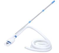 Aspirateur de piscine - vidaXL - Blanc et bleu - Léger - Tuyau 5m - Facile à assembler
