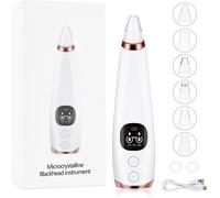 Aspirateur De Point Noirs,Mmester Multi-Face Electric Blackhead Acne Remover, Avec Six Têtes Interchangeables Pour Éliminer Les Poin.