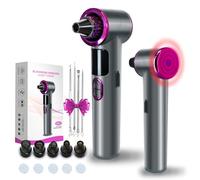 Aspirateur de points noirs avec chauffage, extracteur de comédons 3 niveaux d'aspiration réglables, 9 modes, aspirateur de points noirs, kit d'extraction de comédons pour nettoyage en profondeur des