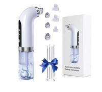 Aspirateur de points noirs puissant rechargeable par USB avec 6 têtes d'aspiration et 3 vitesses pour homme et femme