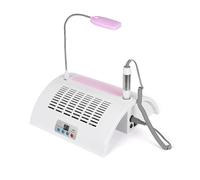 Aspirateur de Poussière d'ongles, Lampe à Uv Led aspirateur multi-usa, Machine de manucure, Nail Art, sèche-ongles 5 en 1, polisseuse, accessoires for ongles pour la Manucure au Salon ou à la Maison