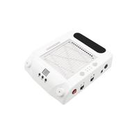 Aspirateur de poussière pour ongles, 6 In 1Nail Dust Vacuum Cleaner For Manicure Machine With Filter Powerful Nail Collector Extractor Fan For Tools