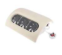Aspirateur de poussière pour ongles, Machine professionnelle de dessiccateur d'ongle nettoyant collecteur d'aspiration poussière 15W(Beige)