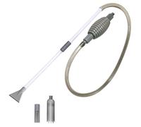 Aspirateur de spa manuel sans fil pour jacuzzi, tuyau d'aspiration de 3 m, tuyau d'aspiration constant, tuyau flexible à main pour saleté, herbe, débris + 3 têtes de nettoyage