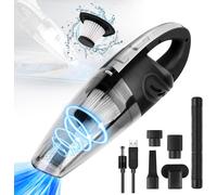Aspirateur de table sans fil rechargeable 4500PA gris noir