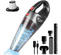 Aspirateur de table sans fil rechargeable 8500PA rouge noir
