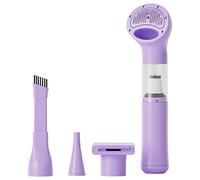 Aspirateur de toilettage pour chien - Puissance d'aspiration 5000-6000 PA, 60 W, kit de toilettage pour chat et chien, batterie de 1500 mAh | Aspirateur portable pour poils d'animaux de compagnie