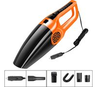 aspirateur de voiture 120W 3600mbar Wet and Dry Dual Use Handheld 12V Orange Black
