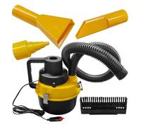 Aspirateur de Voiture À Main, Aspirateur Sec Et Humide Polyvalent pour Automobile avec 3 Buses, Dc 12 V, Plumeau Intérieur de Véhicule Portable pour Le Sol de la Maison, du Bureau Et de la Voiture