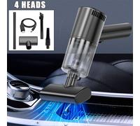 Aspirateur de voiture de location portatif Utilisation puissante Chargement des outils de nettoyage à faible bruit Noir