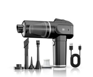 Aspirateur de voiture portable - Aspiration puissante, sans fil Silver