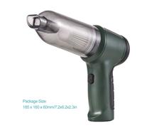 Aspirateur de voiture portable sans fil, mini dépoussiéreur d'air portable et pompe à main avec aspiration forte de 9 000 Pa, charge USB pour poils d'animaux, poussière, nettoyage de gravier, maison,