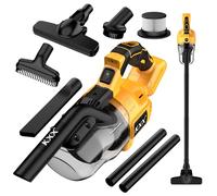 Aspirateur sans fil pour batterie De-Walt 20 V, aspirateur électrique à main 5 en 1 avec moteur puissant de 500 W, aspirateur à main portable de 46 CFM avec filtration HEPA pour sol, tapis, voiture