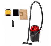 Einhell Aspirateur eaux et poussières TC-VC 1820 (1 250 W, capacité d’aspiration de 180 mbar, cuve de 20 l, raccord de soufflage, poignée, avec buses, filtres et sac collecteur de poussière)