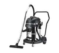 Aspirateur eau et poussière 60L 230V 2400W cuve inox basculante 2 moteurs SCHNEIDER - 50007