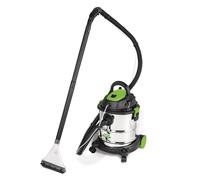 Aspirateur eau et poussière avec fonction de pulvérisation - cuve en acier inoxydable 20 litres - 1 moteur 1,4 kW 230 V Cleancraft FLEXCAT 120 IPD