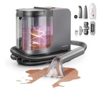 Aspirateur eau et poussière B400 avec système vapeur et chauffage, 18 kPa,Nettoyeur vapeur 2 en 1 pour animaux et voitures，canapés