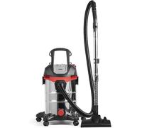 Aspirateur Eau Et Poussière Doh124 - Cuve 23L,18 Kpa,1400 W Aspiration & Soufflerie Aspirateur De Chantier Puissant Et Polyvalent Sans Sac