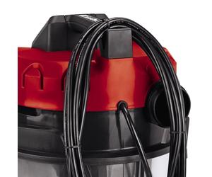 Aspirateur eau et poussière Einhell TE-VC 1925 SA avec moteur Silent Bi-Turbo et réservoir en acier inoxydable de 25 litres