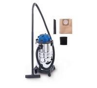 Scheppach Aspirateur électrique Eau et poussières VC30V2-20 kPa - Bac de récupération 30 L - Puissance 1200 W - Tension 220-240 V~ / 50-60 Hz - Fonction 3 en 1