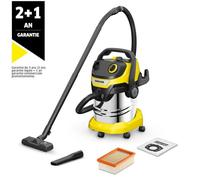 Aspirateur eau et poussière KARCHER WD 5 S V-25/5/22 - Cuve inox 25 L - 1100W (Fonction soufflerie)