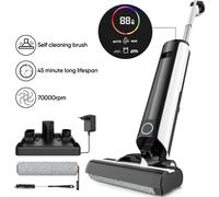 Aspirateur eau et poussière, moteur sans balai, fonction autonettoyante, noir blanc, EU