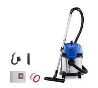 Nilfisk Aspirateur eau et poussière Multi II 22L INOX 1200 W pour maison, jardin, voiture