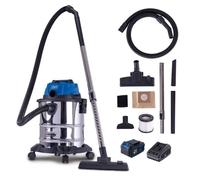 Aspirateur eau et poussière sans fil avec starterkit 4Ah C-NTS20-X SET L - SCHEPPACH