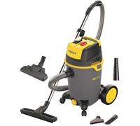 Stanley Aspirateur Solides et Liquides SXVC25PTDE avec Prise Outils Électroportatifs (1200 W, 25 l)