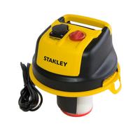 Aspirateur eau et poussière sur chariot STANLEY 1200 W cuve 20 L avec prise électroportatif