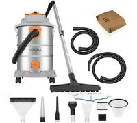 Aspirateur eau et poussière ZEEGMA Zonder Pro Multi - Cuve inox 25L - filtre HEPA - 1600W