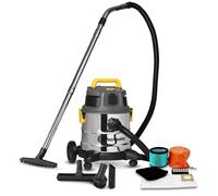 Vacmaster VK1620SWC 1600W 20L Industriel Aspirateur Eau et poussière avec HEPA 13 Filtration Acier Inoxydable Aspirateur Sec et Humide