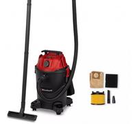 Einhell Aspirateur eaux et poussières TC-VC 2555 A (850 W, Puissance d’Aspiration 180 mbar, Prise de Courant asservie, cuve 25 L, poignée, avec Buses, filtres et Sac collecteur de poussière)